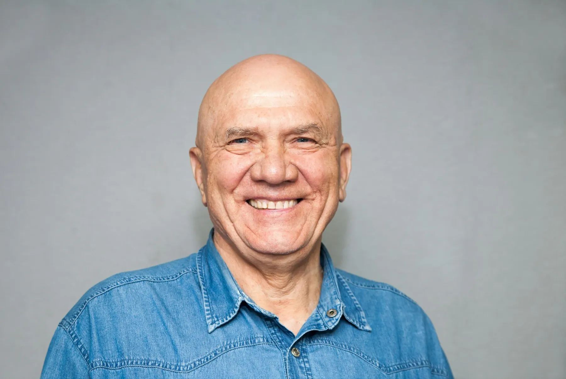 A smiling older man